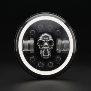 LED Skull Car Light – Stylish Halo Ring Automotive Light