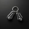 Premium Car Key Cover – 4 Button Key Case with Stylish Metallic Design